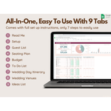 Wedding Planning Spreadsheet Google Sheets
