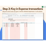 Rental Airbnb Template, Rental Income Tracker, Expense Tracker, Airbnb Host Spreadsheet, Vacation Rental, Property Management, Excel Sheet
