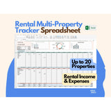 Rental Airbnb Template, Rental Income Tracker, Expense Tracker, Airbnb Host Spreadsheet, Vacation Rental, Property Management, Excel Sheet