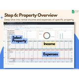 Rental Airbnb Template, Rental Income Tracker, Expense Tracker, Airbnb Spreadsheet, Rental Bookkeeping, Real Estate Template, Google Sheets