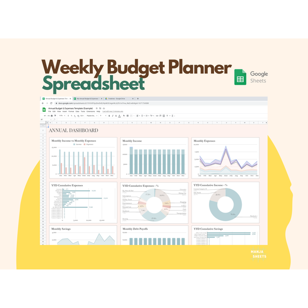 goggle.dfe Weekly Budget Planner Google Sheets