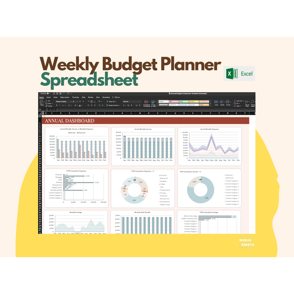 weekly budget planner excel spreadsheet