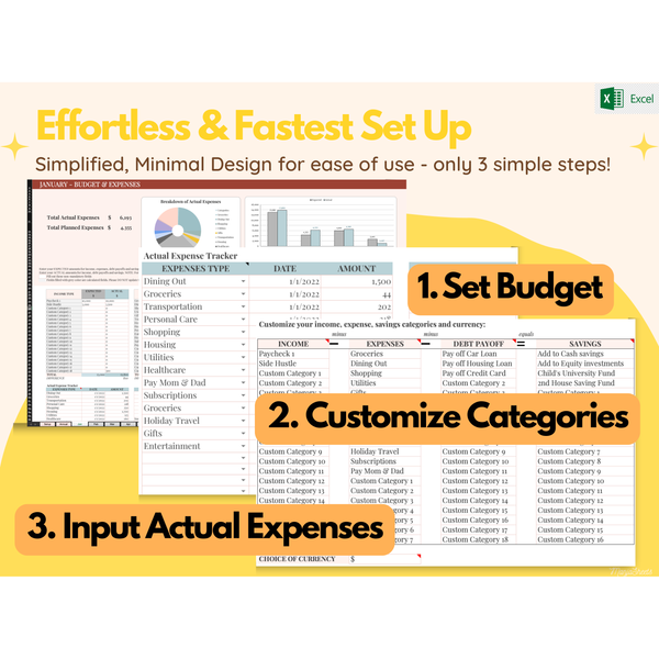 Weekly Budget Planner Excel Spreadsheet