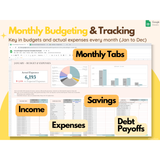 Weekly Budget Planner Google Sheets