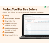 Spreadsheet to Keep Track of Etsy Sales – Google Sheets