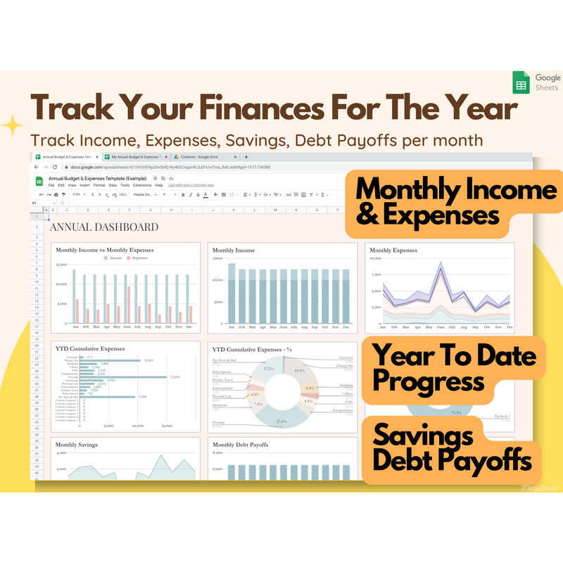 Weekly Budget Planner Google Sheets