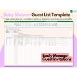 Digital Pregnancy Planner & Journal Excel Sheet