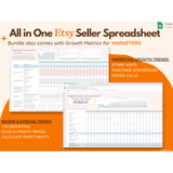 Spreadsheet to Keep Track of Etsy Sales – Google Sheets