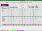 video showing the small business bookkeeping spreadsheet excel sheet