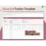 track wedding guest list, attendance, manage wedding guests, seating plans, wedding invitations
