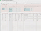 Video showing what the Google Sheets wedding planner spreadsheet looks like