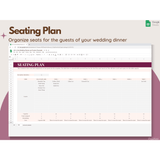 organize your wedding seating plan for your wedding banquet
