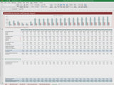 video showing the automatic etsy bookkeeping spreadsheet excel sheet