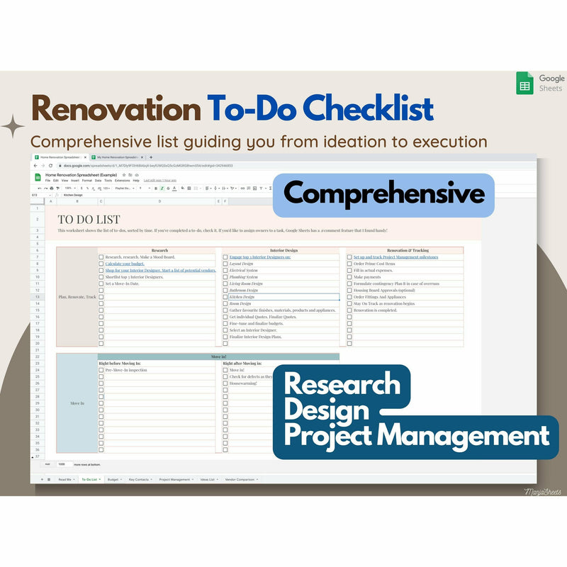 renovation to do checklist to ensure you manage your renovation tasks