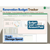 renovation budget expenses tracker to track and manage your renovation spend