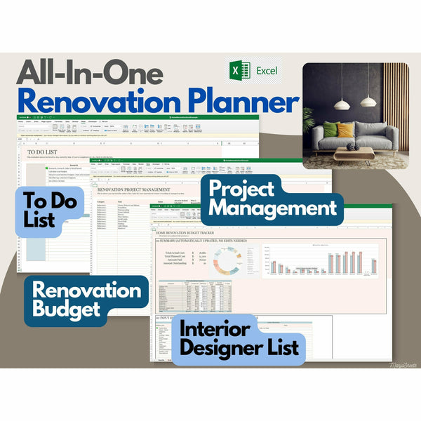 Renovation Planner, Home Renovation, Renovation Budget