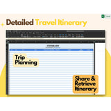 Travel Planner, Travel Journal, Travel Organizer