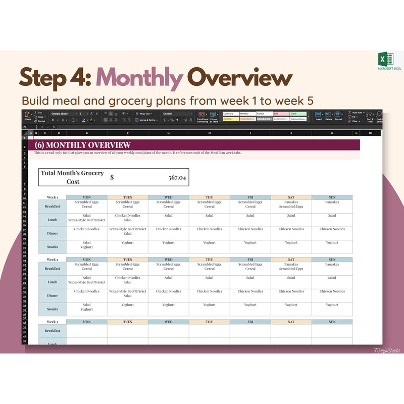 Meal Planner Excel Template meal-planner-excel-template